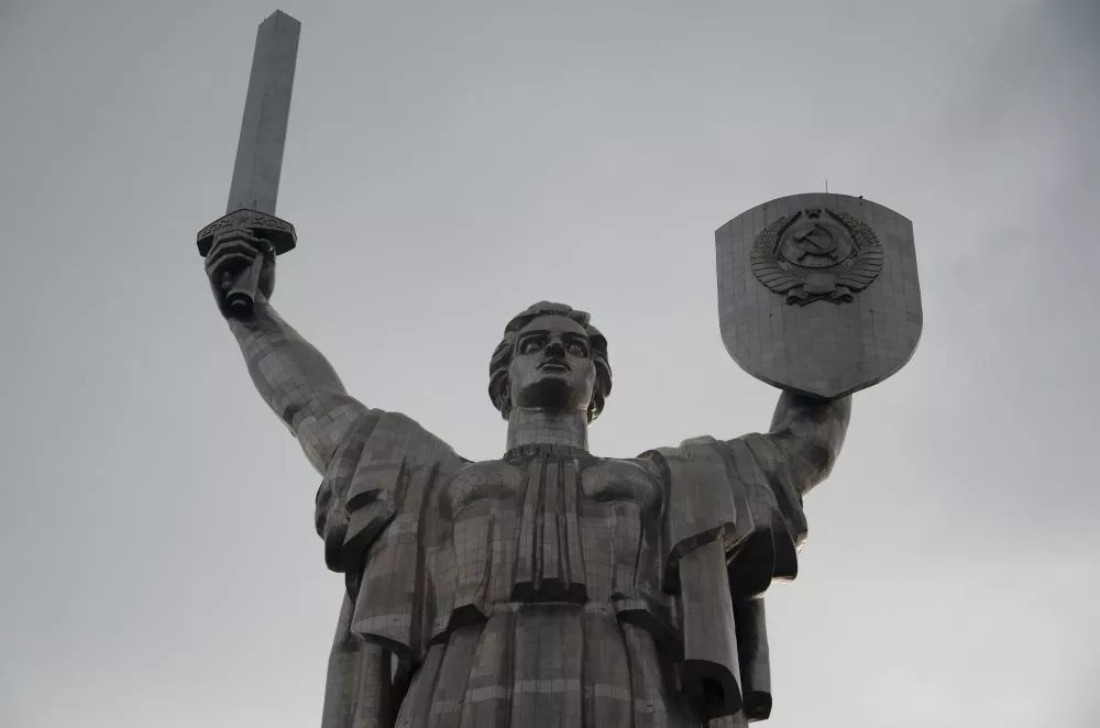 Copyright-Free image of the Motherland Monument in Kiev, via Pexels.