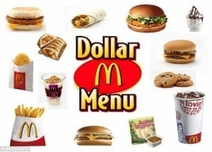 McDonalds Dollar Menu